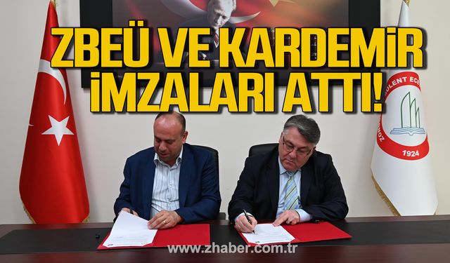 ZBEÜ ve Kardemir arasında iş birliği protokolü imzalandı!