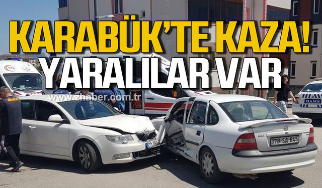 Karabük'te kaza! Yaralılar var!