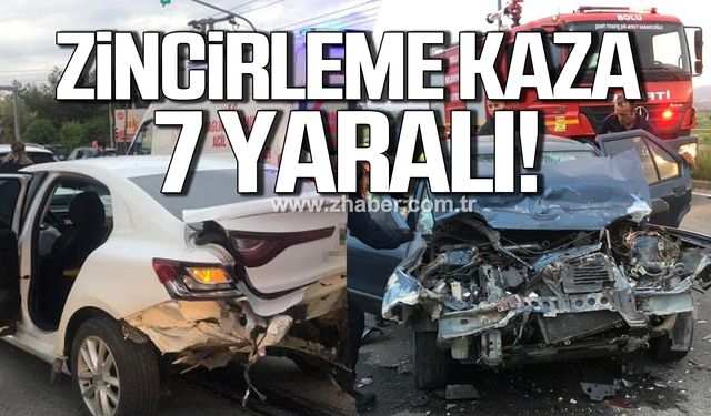 Bolu'da zincirleme kaza! 7 yaralı!