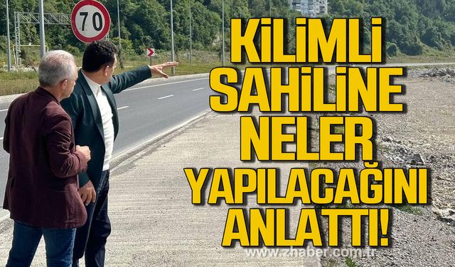 Muammer Avcı Kilimli sahiline neler yapılacağını anlattı!