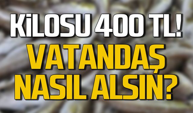 Kilosu 400 TL! Fiyatlar ateş pahası! Vatandaş nasıl alacak?