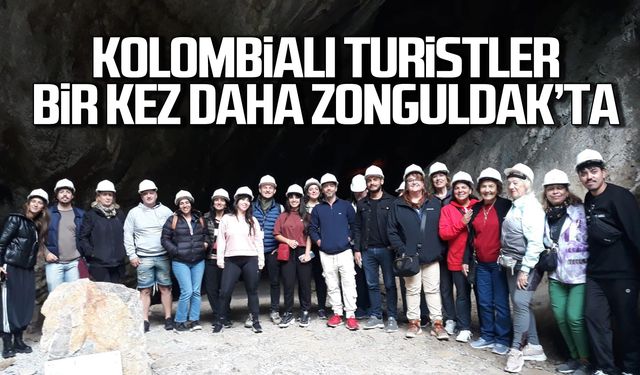 Kolombialı turisler bir kez daha Zonguldak'ta