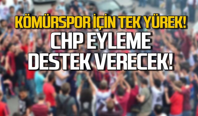 Kömürspor için tek yürek! CHP eyleme destek verecek!