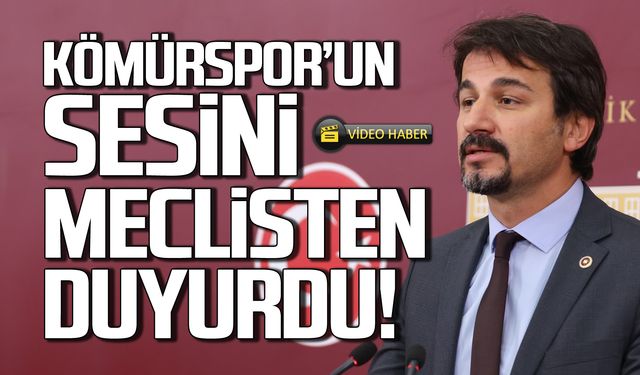 Kömürspor'un sesini meclisten duyurdu!