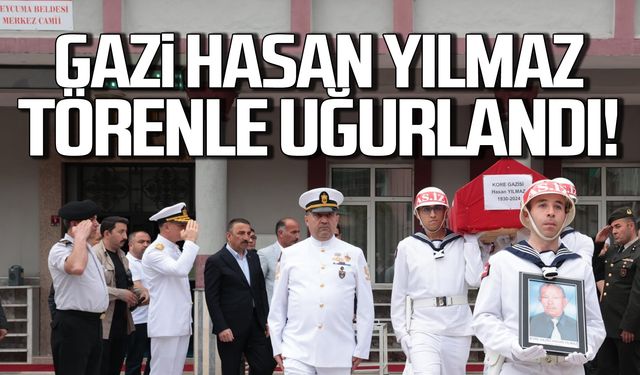 Gazi Hasan Yılmaz törenle uğurlandı!