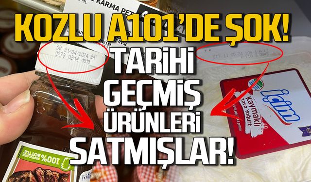 A101'de şok baskın! Tarihi geçmiş ürünleri satmışlar!