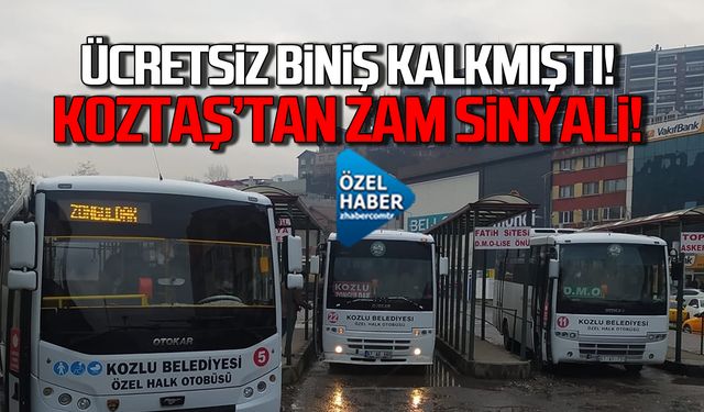 Kozlu Otobüslerinde zam sinyali! Kızılkan Z HABER'e konuştu!