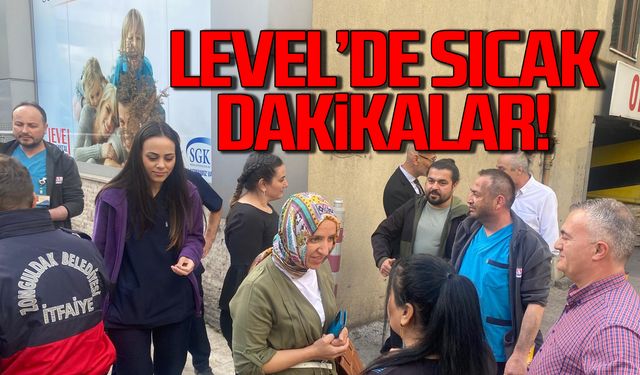 Level Hastanesi'nde sıcak dakikalar!