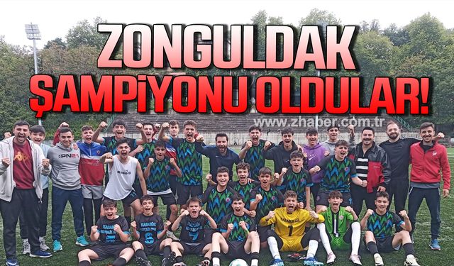 Karabük Gençlikspor Zonguldak şampiyonu oldu!