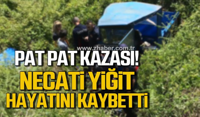 Alaplı'da pat pat kazası! Necati Yiğit hayatını kaybetti!