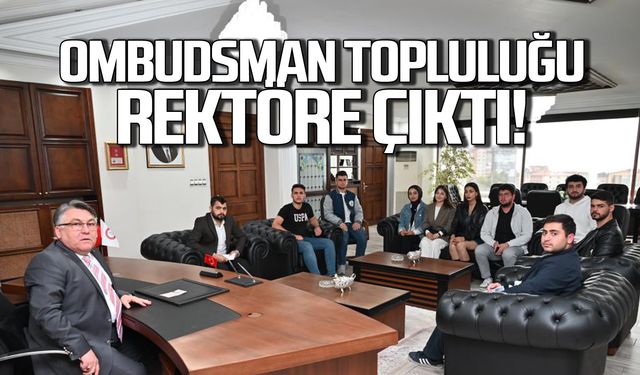 Ombudsman Topluluğu Rektör Özölçer ile görüştü!