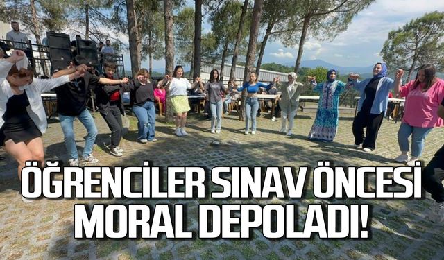 Üniversite öğrencileri finaller öncesi moral depoladı