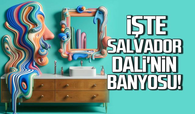 Creavit'ten Salvador Dali temalı banyo tasarımı!