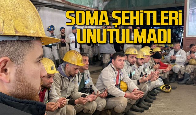 Soma maden şehitleri Zonguldak'ta unutulmadı!