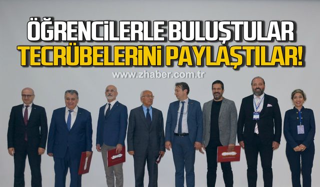 İş insanları ZBEÜ'de öğrenciler ile tecrübelerini paylaştı!