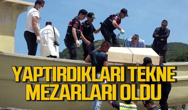 Bartın'da yaptırdıkları tekne mezarları oldu!