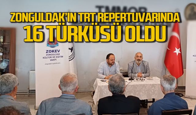 Zonguldak’ın TRT repertuvarında 16 türküsü oldu