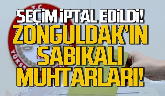 Devrek'te 2 köyde sabıkalı oldukları tespit edilen muhtarların muhtarlığı düştü!