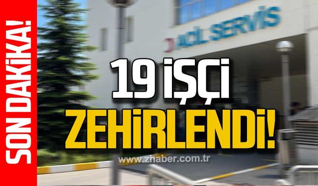 Bolu'da 19 işçi zehirlendi!