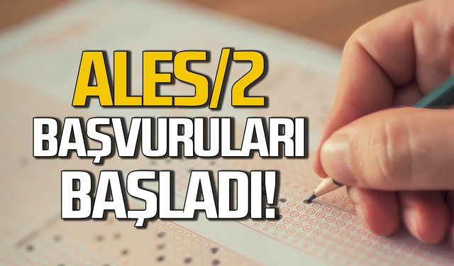 Ales/2 başvuruları başladı!