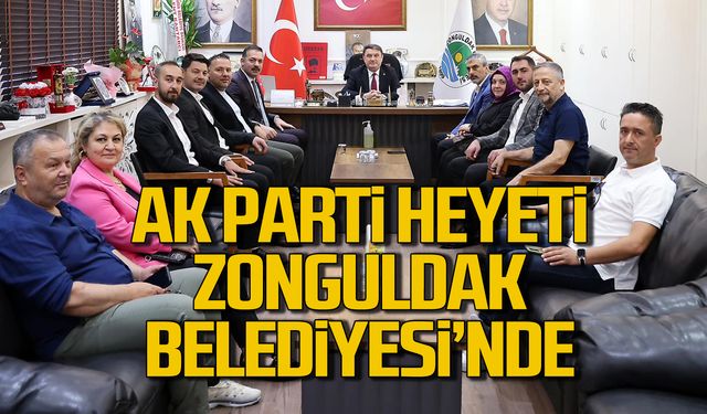 Ak Parti heyeti Zonguldak Belediyesi'nde