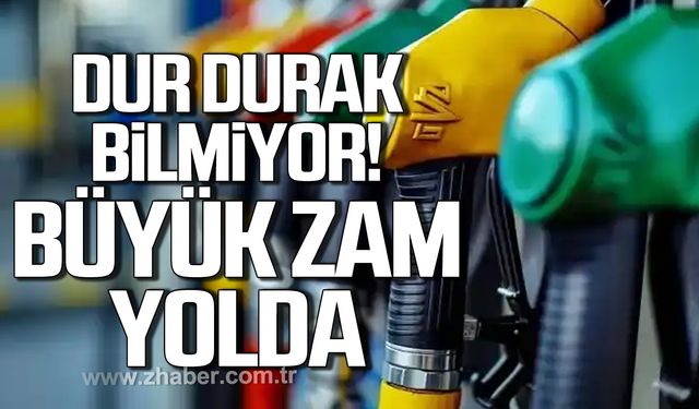 Akaryakıta büyük zam yolda!