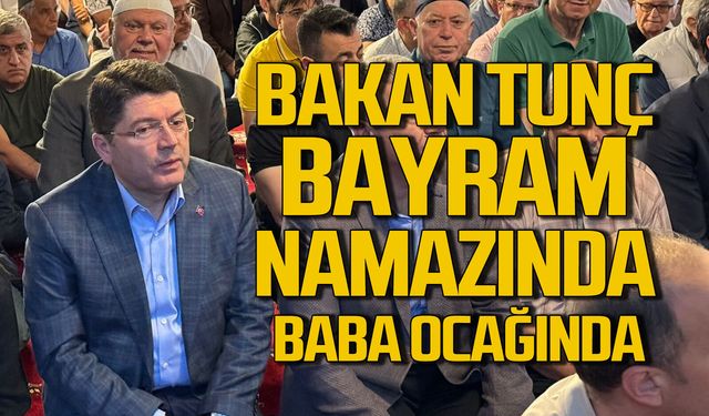 Bakan Yılmaz Tunç bayramda baba ocağında