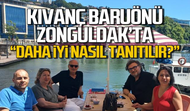 Ünlü yönetmen Kıvanç Baruönü Zonguldak'ta! Zonguldak daha iyi nasıl tanıtılır?