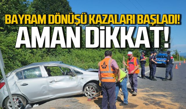 Bayram dönüşü kazalar başladı! Aman dikkat!