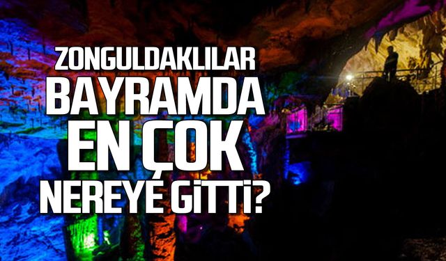 Zonguldaklılar bayram tatilinde en çok nerelere gitti?