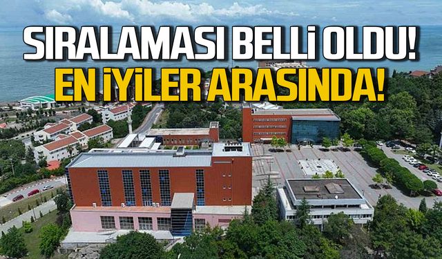 Sıralaması belli oldu! ZBEÜ dünyanın en iyileri arasında!