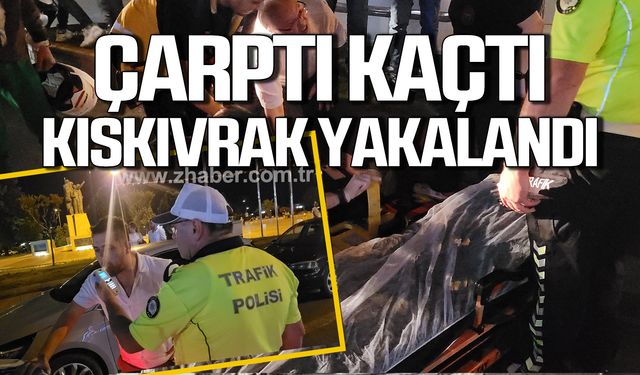 Kdz. Ereğli'de cipin alkollü sürücüsü motosikletliye çarpıp kaçtı!