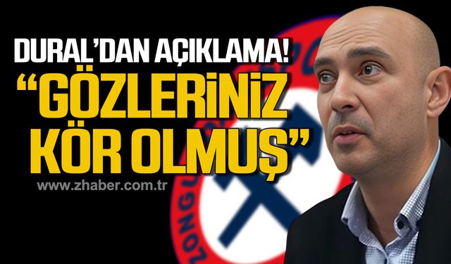 Dural'dan Kömürspor açıklaması! "Müsabakayı şaibesiz görüyorsanız, gözleriniz kör olmuş"