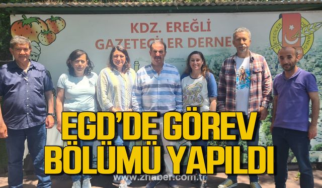 Karadeniz Ereğli Gazeteciler Derneği’nde görev dağılımı yapıldı!