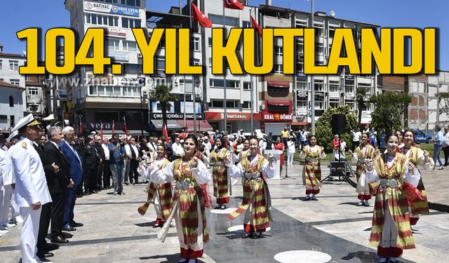 Kdz. Ereğli'de 104. yıl törenle kutlandı!