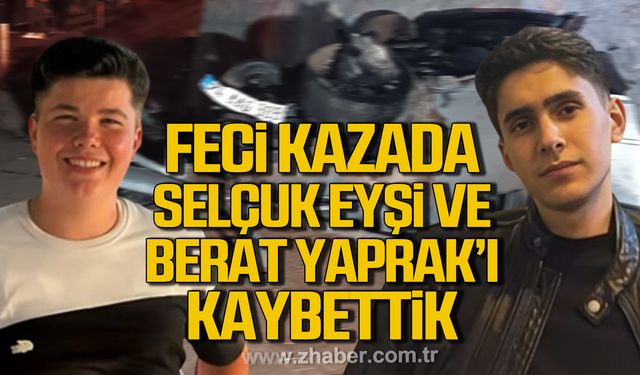 Bartın'da feci kazada Berat Yaprak ve Selçuk Eyşi'yi kaybettik!