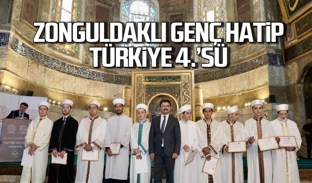 Zonguldaklı Osman Gülçebi, Türkiye 4.’sü