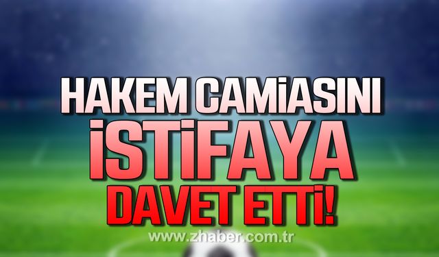 Turgay Yavuz hakem camiasını istifaya davet etti!