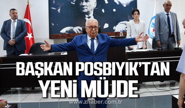 Başkan Halil Posbıyık'tan Ören'e müjde!