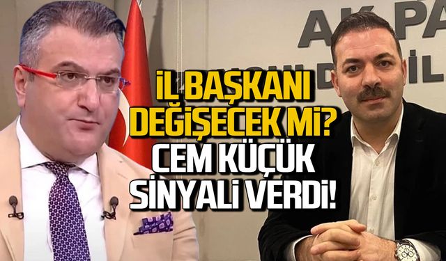 Ak Parti İl Başkanı değişecek mi? Cem Küçük sinyali verdi!