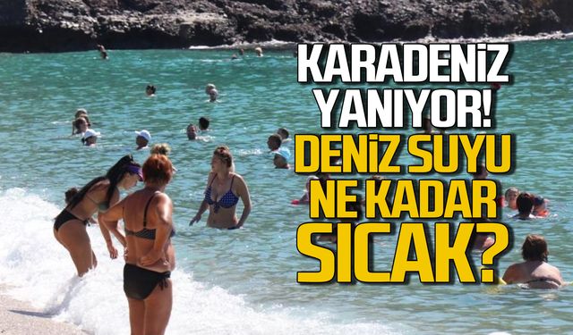 Karadeniz yanıyor! Zonguldak'ta deniz kaç derece?