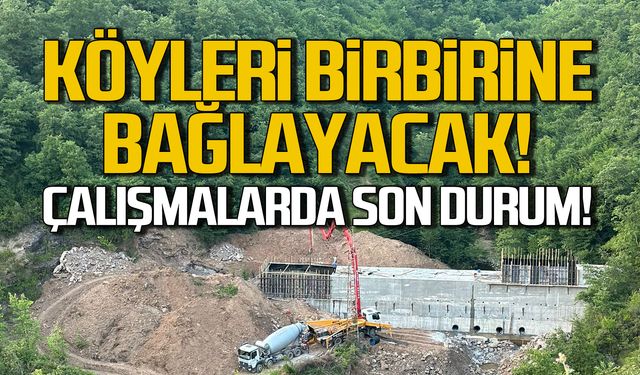 Ereğli'de köyleri birbirine bağlayacak! Çalışmalarda son durum!