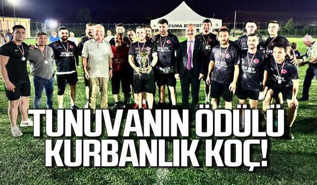 Turnuvanın ödülü kurbanlık koç!