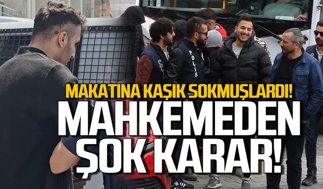 Makatına kaşık sokarak işkence etmişleri! Mahkemeden şok karar!