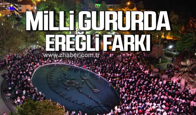 Kdz. Ereğli'de milli takım coşkusu!