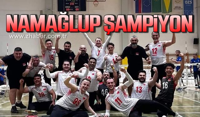 Paravolley Milli Takımı namağlup şampiyon!