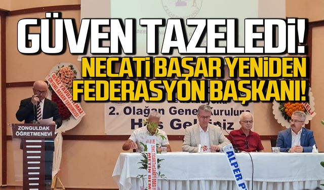 Zonguldak ili Dernekleri Federasyonunda yeniden Necati Başar dönemi!