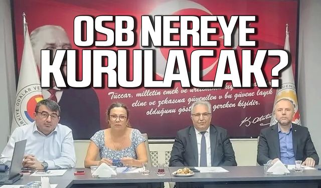 Ereğli'ye yeni OSB nereye kurulacak?