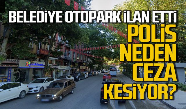 Belediye otopark ilan etti! Polis neden ceza kesiyor?