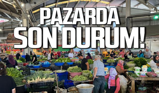 Zonguldak'ta bayram öncesi pazar fiyatlarında son durum!